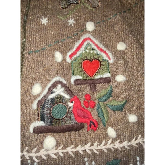 nutcracker christmas Design - full zip jacket - Women Size Small - Picture 10 of 12